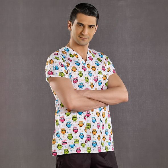 Топ Совушки Lycra Принт (Print) XXS
